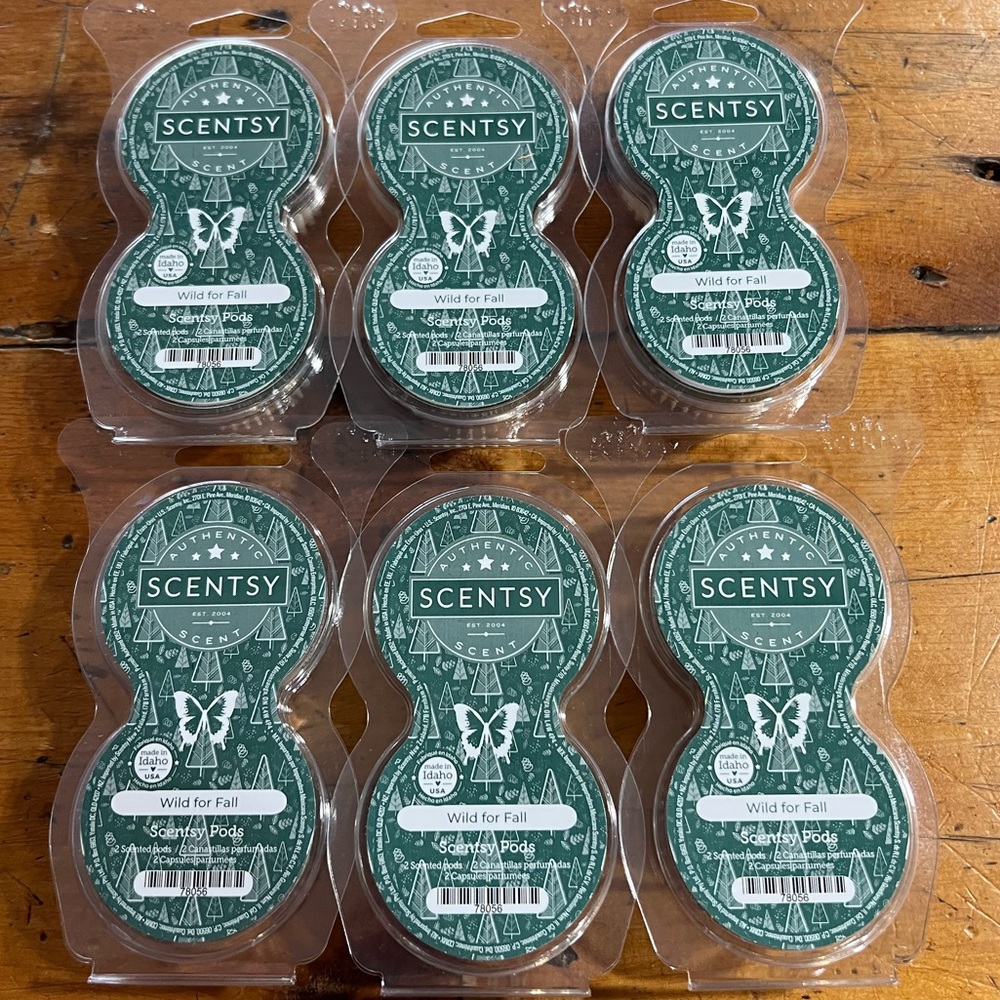 Scentsy Pods Packs x 6 Wild For Fall